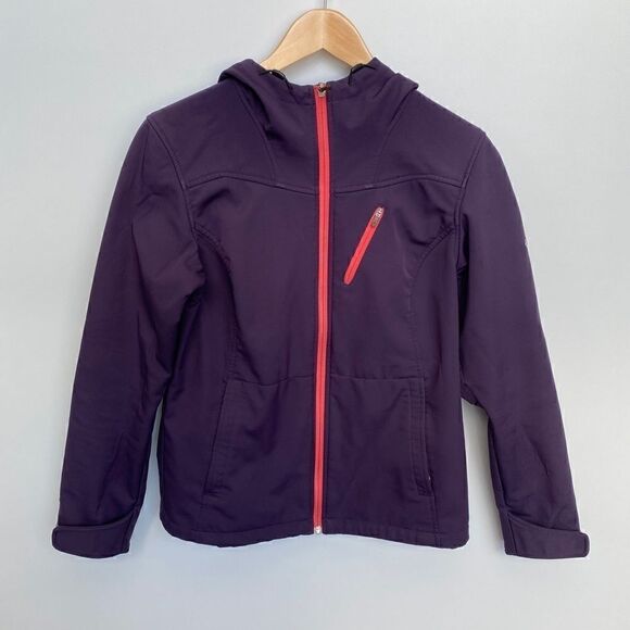 Columbia Women Omni-shield Purple Hooded Jacket - Picture 1 of 13